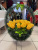 Корзина 67, желтые розы 