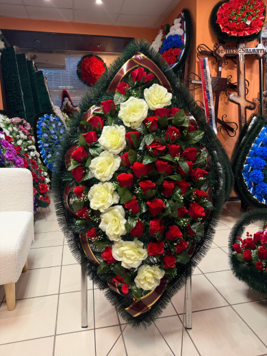Венок колос 135, с розами — купить в Уфе