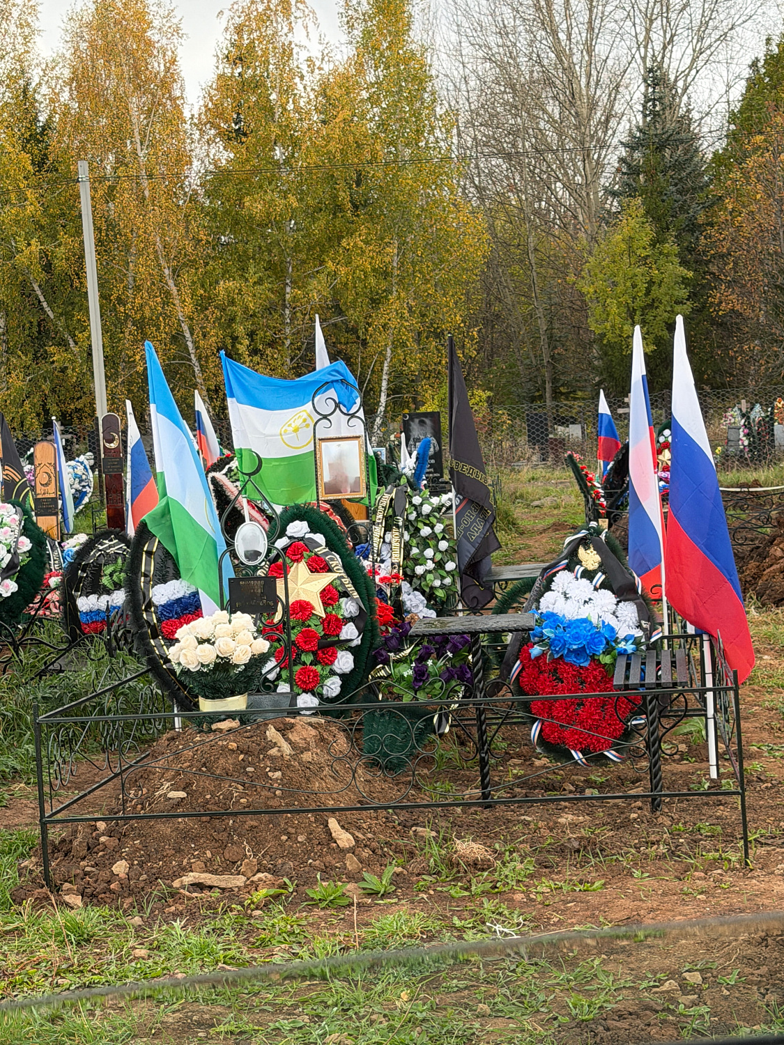 Похороны погибшего участника СВО в Уфе